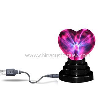 Lámpara USB de corazon