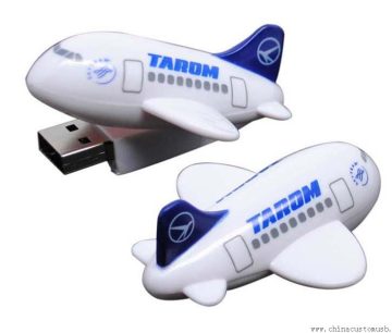 Clé USB 8Go en plastique avion