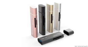 Super speed 10gbps usb 3.1 type c data reader combo