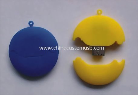 Silicone Round shape USB Flash Disk