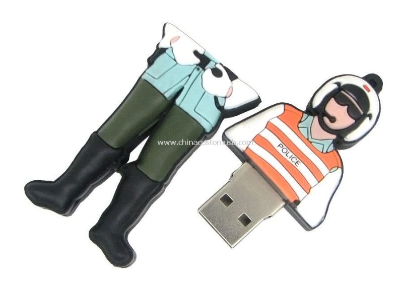 Traffic Police Shape USB Flash Drive