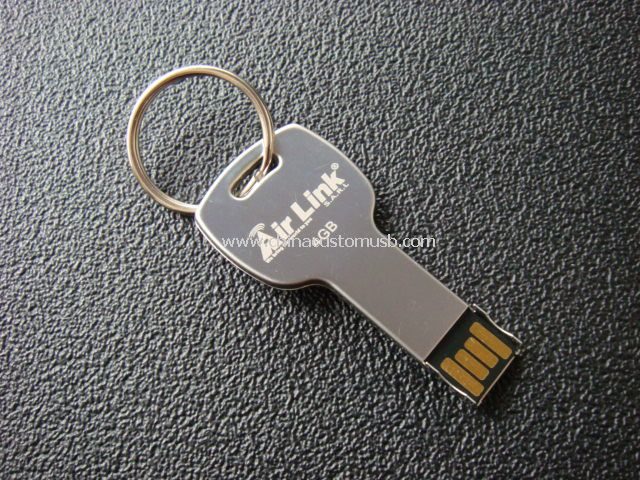 Metal usb flash Drive com chaveiro