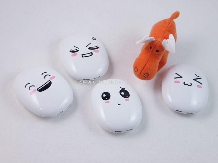 2000mah mobile phone smile power bank for iphone 4 4s 5s