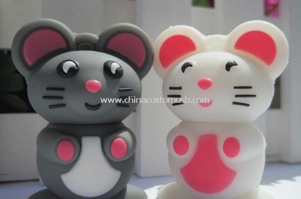 Cartoon-Maus-Form USB-Festplatte