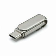 USB-C Metal Flash Drive with Rotating Cover