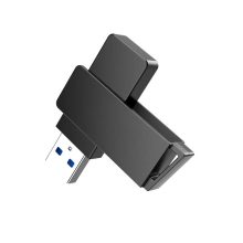 Rotating Metal USB Flash Drive with Swivel Cover