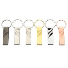 Slim Metal Keyring USB Flash Drive