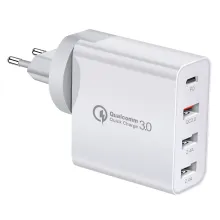 Chargeur mural USB 100W GaN 4 ports