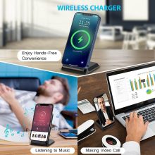 10w wireless charger stand USB Type C Qi fast wireless charger
