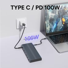 14-in-1 USB-C Docking Station with Dual 4K Display