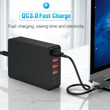 Station de charge 60W 6 ports USB-C