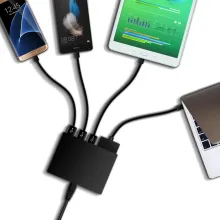 Chargeur de bureau USB 65W 5 ports