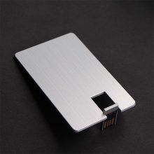 Ultra Slim Metal Credit Card USB Flash Drive