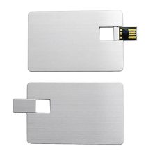 Ultra Slim Metal Credit Card USB Flash Drive