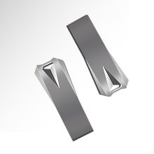 Slim Capless Metal Mini USB Flash Drive