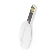 Ut dragbar myntformad plast mini-USB-flashdrive