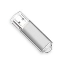 Capped Metal USB Flash Drive with Keyring Loop