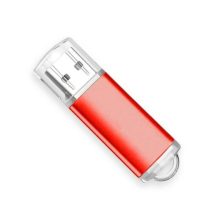 Capped Metal USB Flash Drive with Keyring Loop