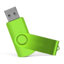 Rotating Metal Cover Mini USB Flash Drive