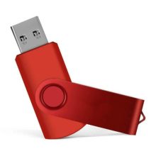 Rotating Metal Cover Mini USB Flash Drive