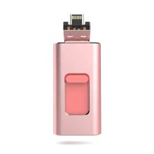 Four Plug Anodized Metal Multi Interface USB Flash Drive