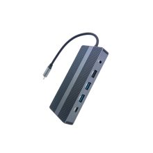 USB-C Docking Station with 100W Charging and MST Dual Display
