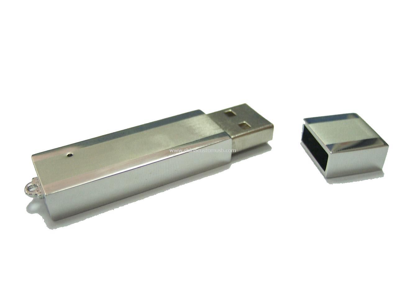 Metal nøglering USB Opblussen Drive