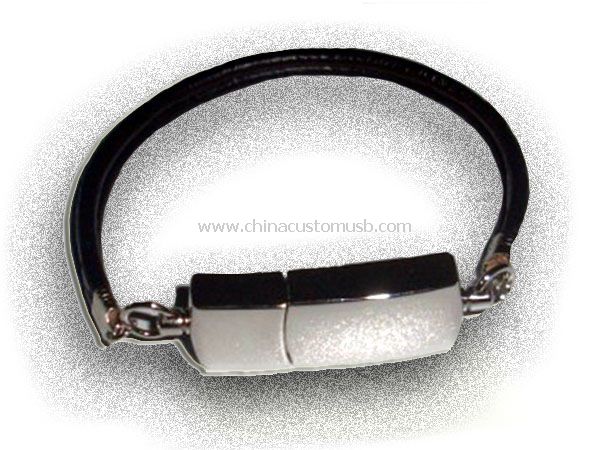 Metal wristband usb flash Drive