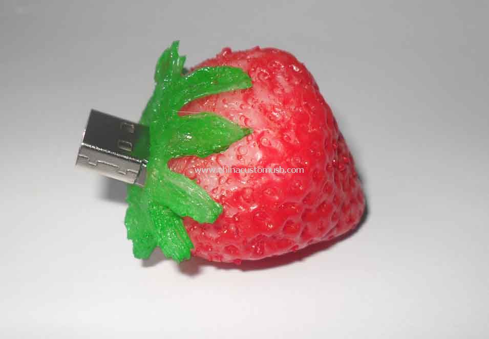 Jordbær USB Opblussen Drive