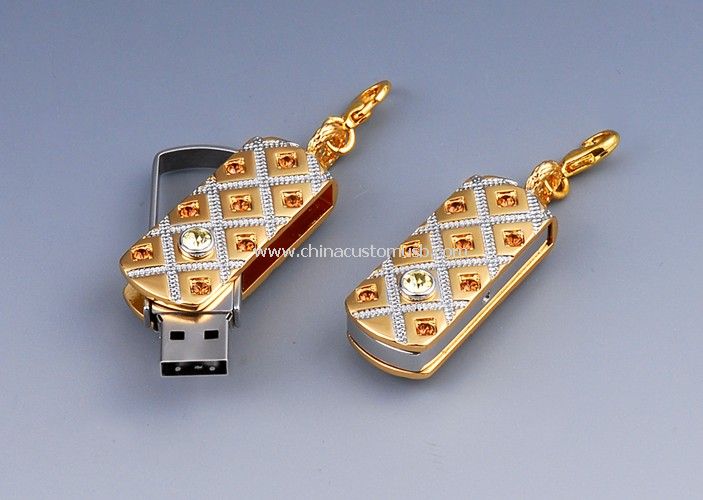 Diamond putar usb flash Drive