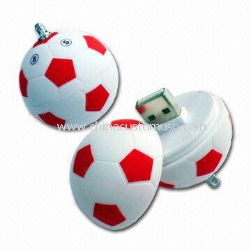 شكل كرة القدم محرك أقراص محمول USB
