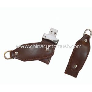 Leather Rotate USB Flash Drive