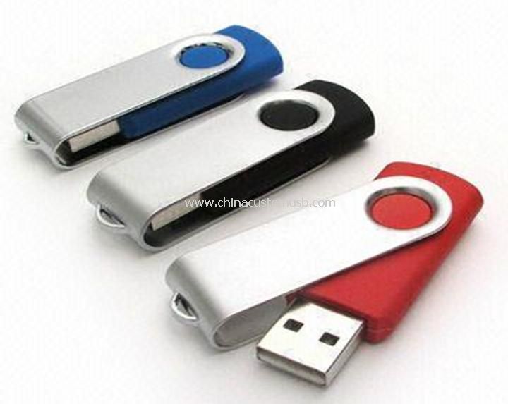 Dönen USB birden parlamak yuvarlak yüzey