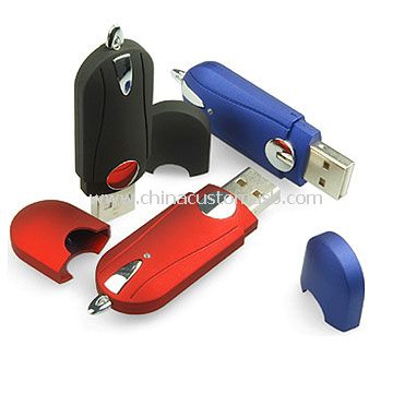 محرك فلاش ABS USB مع حلقة مفاتيح