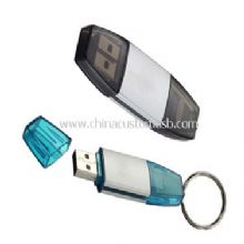Plastic USB Flash Drive with Keyring images