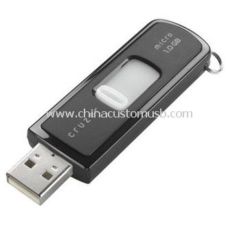Diapositiva de llavero USB Flash Drive