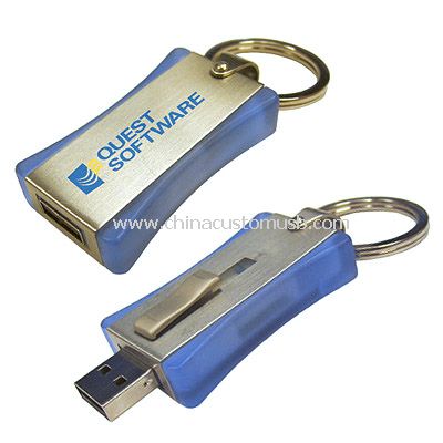 Kulcstartó USB villanás hajt