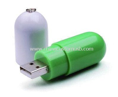 محرك فلاش USB في شكل حبوب منع الحمل