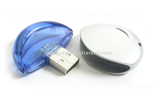 البلاستيك الجولة محرك فلاش USB