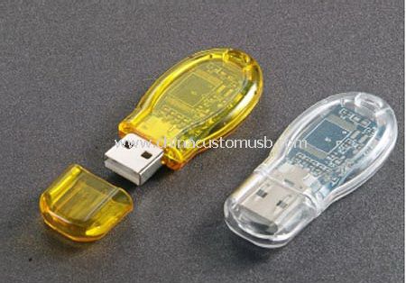 محرك فلاش USB شفافة