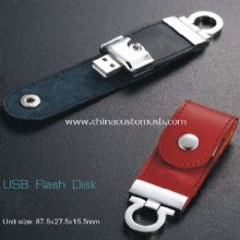 Læder nøglering USB Flash Drive images