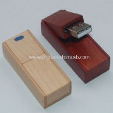 Rotation en bois clé USB images