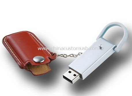 Disque instantané d’USB en cuir