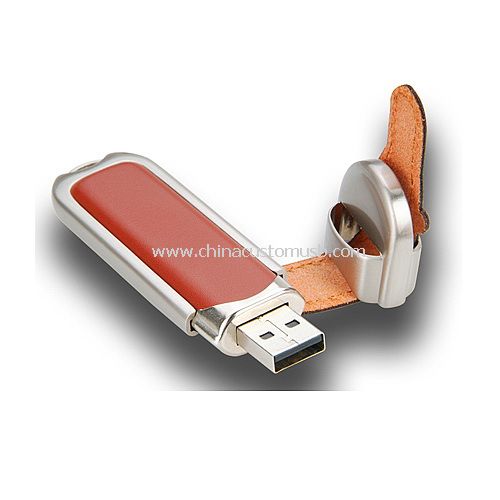 Læder usb flash-drev