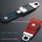 Läder nyckelring USB Flash-enhet small picture