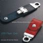 Leather Keychain USB Flash Drive small picture