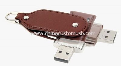 USB-flashdrev lavet af læder