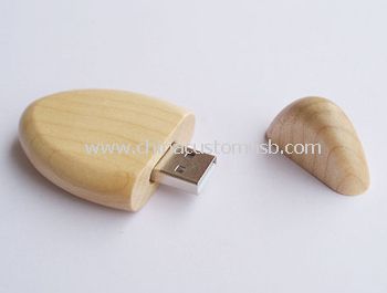 Holz USB-Festplatte