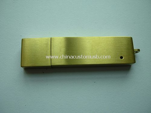 Golden Metal USB Flash Drive