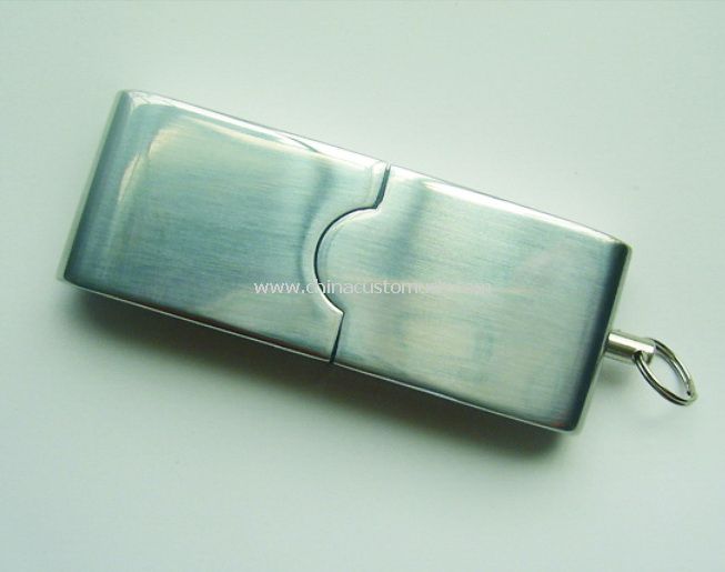 Metallinen avaimenperä USB hujaus ajaa